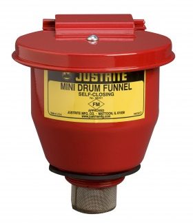 self-closing Mini pail funnel