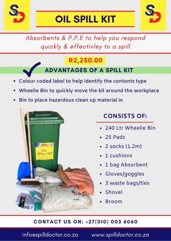 Advantages of Oil Spill Kits SpillDoctor.co.za