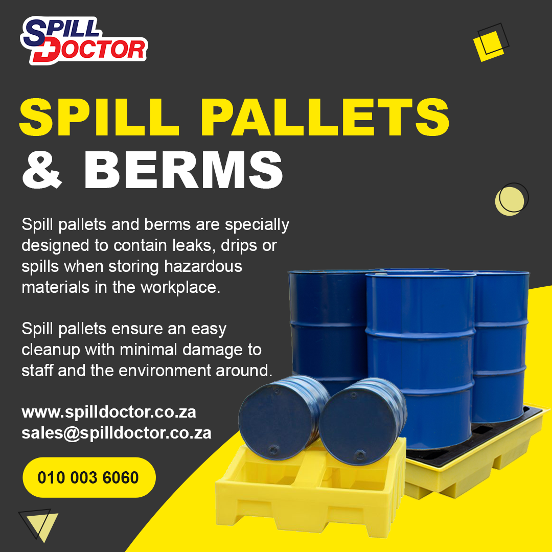 Spill Pallets & Berms Design SpillDoctor.co.za