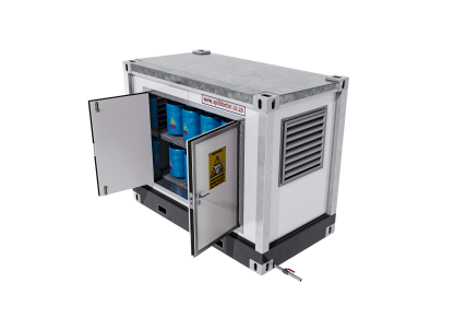SD20 - 2 Hour Fire-Rated Prefabricated Store (20 Drums) - Image 2