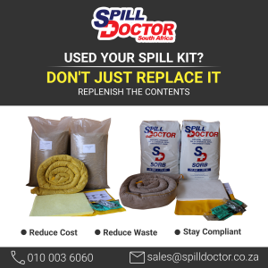 Replen spill kits graphic